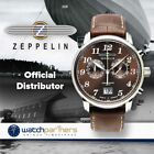 Montre à quartz LZ127 Graf Zeppelin 12 heures totalisateur grande date cadran ambre 7684-3