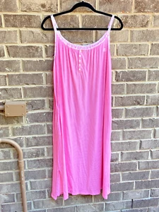 LAUREN RALPH LAUREN ÄRMELLOSES BALLETT-VOLANT-NACHTKLEID - XL - Bild 1 von 8