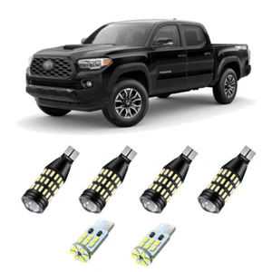 6pc White Reverse Cargo License Plate Light Bulbs for 2016-2020 Toyota Tacoma - Picture 1 of 4
