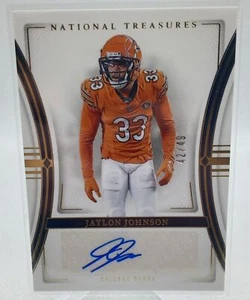 2023 Panini National Treasures #SIG-JJN Jaylon Johnson Signatures Gold #/49 - Picture 1 of 2