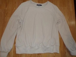 ALLEGRA K Men's Beige Long Sleeve Pullover Shirt - Size XL - Picture 1 of 12