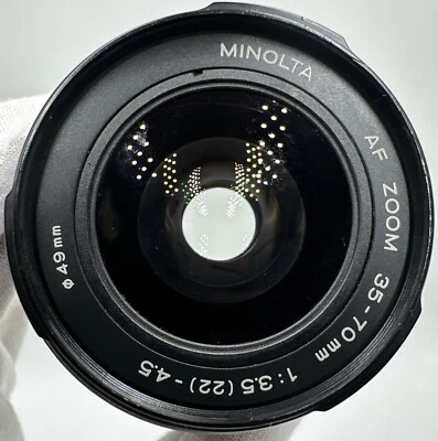 Minolta AF Zoom 35-70mm F3.5-4.5 Zoom Lens for A Mount Maxxum Film Camera - Image 1 of 4