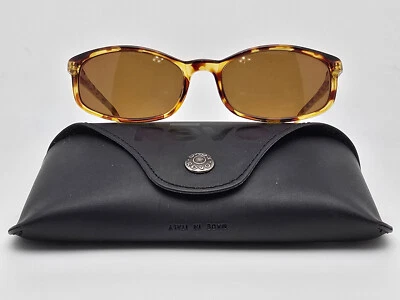 Revo 1010/008 黄色龟框紫色玻璃镜片太阳镜带柔韧性 — 第 1/4 张图片