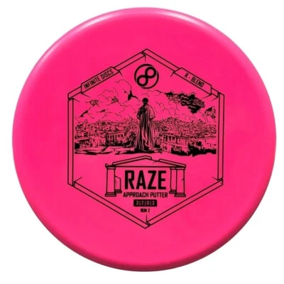 Infinite Discs Raze - R-Blend - Disc Golf Overstable Putter (Colors Vary) - Image 1 of 3