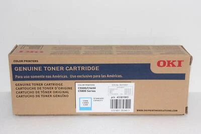 Cartucho de tóner cian OKIDATA 43381903 para serie C5500/C5650/C5800 Foto 1 de 2