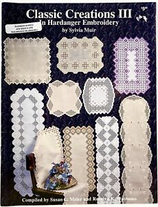 1994 Nordic Needle Classic Creations III Hardanger Embroidery Pattern Book 13941