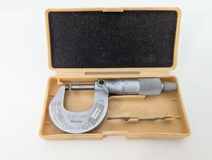 Mitutoyo 101-113 Outside Micrometer, 0-1" Range, .0001" .Pre-owned Working Good. - Picture 1 of 6