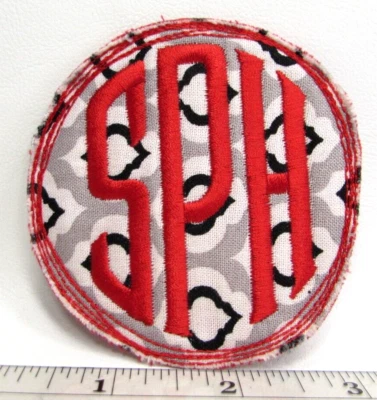 Vintage SPH SHP S P H Initials Name Jacket Patch Personalized Employee Work - Image 1 of 3