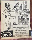 RARE Juillet 1937 Harlem, New York PLANTATION CLUB Annonce BOJANGLES BAR