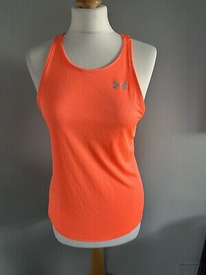 Orange Activewear Vest Size 10 Under Armour Womens • 13.58€