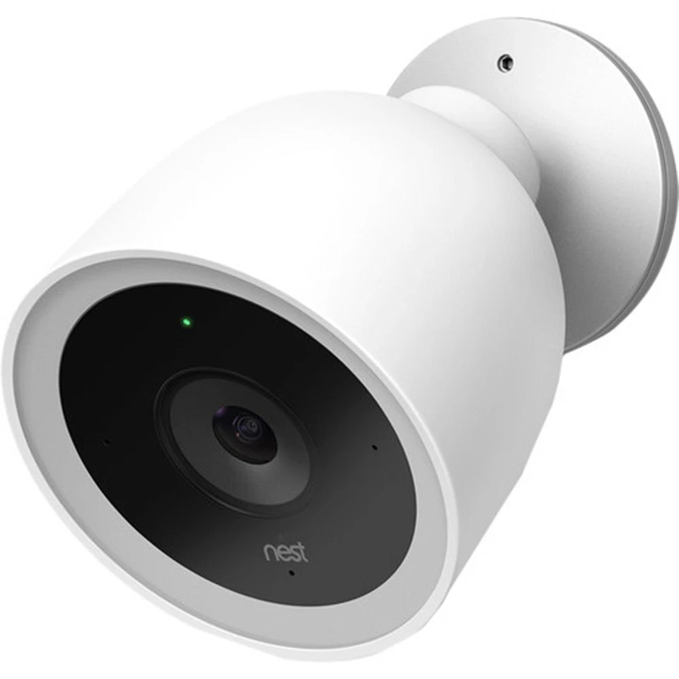 Google - Nest Cam IQ Outdoor Security Camera, NC4100 - White - Image 1 of 4