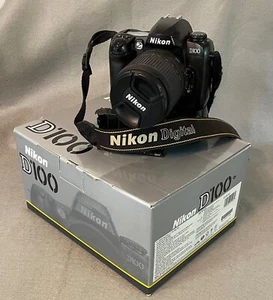 Nikon D100 6.1MP Digital SLR Camera Kit Lens, Vertical Grip, Complete Kit W/ Box - Picture 1 of 21