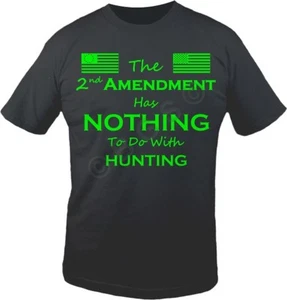 T-shirt The 2nd AMENDMENT S/S Biker Tea Party - S-3X Molon Labe Vieni a prenderli - Foto 1 di 1