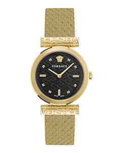 Orologio Versace Donna Versace Regalia IP Oro Giallo 34mm Bracciale Moda - Foto 1 di 5