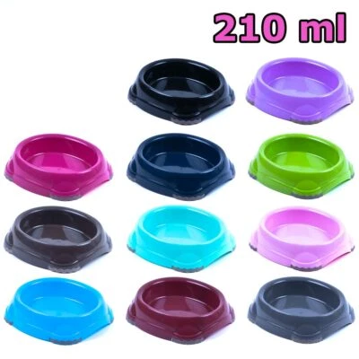 2-er Set 210 ml Anti-Rutsch Napf Futternapf Katze Hund Kleintiere viele Farben - Bild 1 von 4