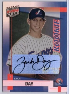 2002 Donruss Best of Fan Club #224 Zach Day Rookie Autograph #'d 0488/1350 - Picture 1 of 2