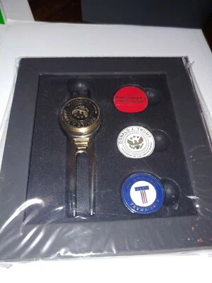 Donald Trump 2020 MAGA Golf Ball Marker and Divot Tool Set