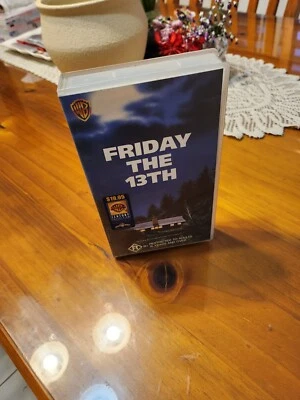 Friday The 13th - Vhs Rare PAL Horror Slasher Exploitation Jason Voorhees Warner - Image 1 of 3
