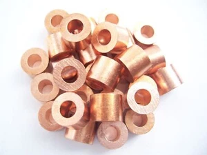 Copper Swage Stops for 5/32" Cable: 10, 25, 50 and 100 pcs - Picture 1 of 1