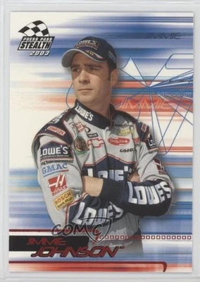 2003 Press Pass Stealth Platinum Jimmie Johnson #P34 HOF - Image 1 of 2