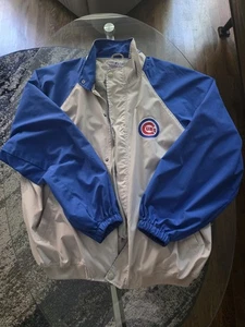 Chicago Cubs Rain Jacket XXL Size RAIN RESISTANT Hardly Worn Great CUB FAN ITEM - Picture 1 of 4