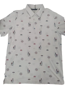 Neu mit Etikett Travis Mathew Nachbarschaft Party Golf Polo Größe L - Bild 1 von 5
