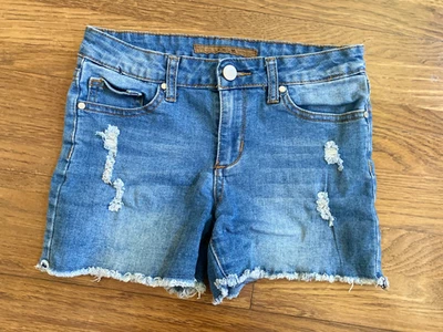 Joe's Jeans Denim Cut Off Shorts Distressed Girls, Size 14, Cute! - Image 1 of 4
