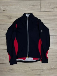 Men's Assos ij.Habu5 Black Red Insulated Climarange Windstopper Jacket Bike XL - Picture 1 of 13