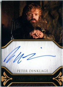 PETER DINKLAGE Tyrion Lannister GOT Juego de Tronos LEGADO AUTO Autógrafo - Imagen 1 de 1