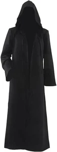 Joyshop Herren Halloween Hexe Cosplay Robe Kostüm Erwachsene Kapuze Umhang Cape, Bla... - Bild 1 von 2