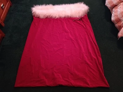 SANTA Claus Navidad JUGUETE Bolso SACO Rojo Felpa Terciopelo Regalo Disfraz Accesorio Foto 1 de 3