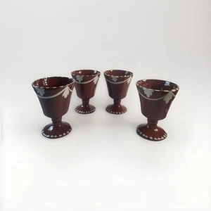 Set 4 pezzi OBAR Portogallo tazza ceramica terracotta portoghese - Foto 1 di 4
