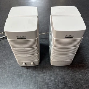 Altec Lansing ACS5 Multimedia Computer Speakers OEM Power - TESTED-Vintage - Picture 1 of 6