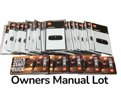 Genuine JBL Xtreme 2 & 3 Bluetooth Speaker Original Owners Manual ( Lot of 33 ) - Image 1 of 4