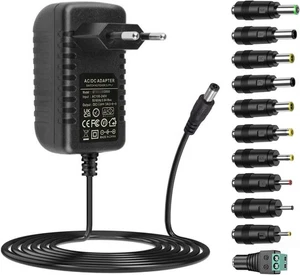15V 3A alimentatore adattatore CA caricabatterie dc15v con 11 punte di spina AC - Foto 1 di 9
