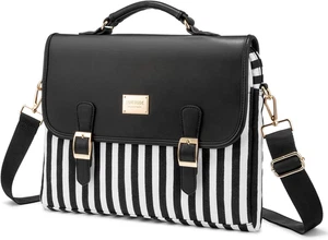 Bolsa de computadora portátil para mujer Cutelaptop bolsa de mensajero estuche para trabajo universidad - Imagen 1 de 5
