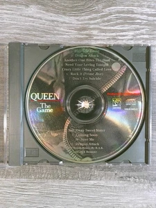 Queen - The Game CD 1991 US Reissue Rock Hollywood Records No Cover Art - Foto 1 di 2