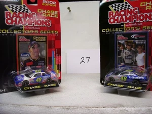2002 1/64 #48 JIMMIE JOHNSON LOWE'S CHEVY RACING CHAMPIONS  2 CAR LOT - Picture 1 of 6