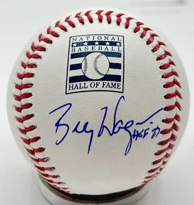 Baseball firmato Billy Wagner Rawlings Hall of Fame OMLB "HOF 25" Beckett BAS COA - Foto 1 di 2