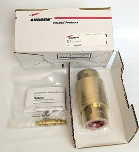 Złącze łączące Andrew 87Z do 1-5/8" Heliax - NOWE ZAPIECZĘTOWANE - Zdjęcie 1 z 4