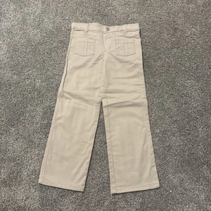 Circo Beige White Straight Leg Size 5 Cotton Spandex Jeans Girls - Picture 1 of 3