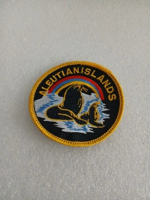 patch armee us ALASKA DEFENSE ALEUTIAN ISLAND original   - Photo 1/3
