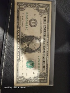 Low Serial Number - Fancy Serial Number - 2 Digit Serial Number - D 00000083 C - Picture 1 of 8