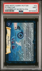 Harry Potter WOTC Flying Car Foil PSA 9 Chamber of Secrets - Picture 1 of 2