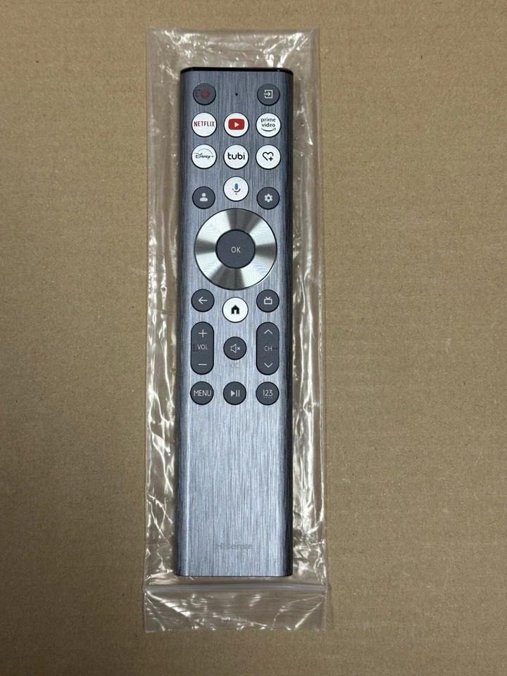 Hisense Remote Control (ERF6A80) for Select Hisense/Sharp TVs - Silver