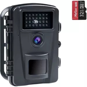 Jagdkamera 28MP 1080P HD Nachtsicht 27 Stück 940nm LED 90° + 32GB Karte - Bild 1 von 6