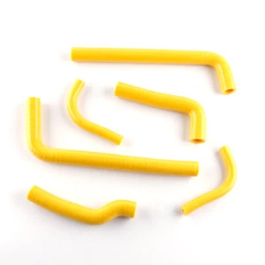 Yellow For 1999-2006 Gas Gas EC200 EC250 EC300 2000-2004 Silicone Radiator Hose - Foto 1 di 8