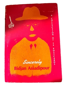 Bidjan Assadipour "Mit freundlichen Grüßen" Eine Sammlung von 24 Postkarten Heft Vintage 1986 - Bild 1 von 2