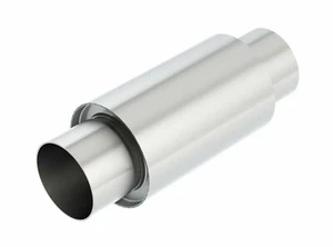 Borla XR-1∆ Sportsman 3.5" Center-Center 8"x5" Round - Racing Muffler # 40004S - Foto 1 di 2