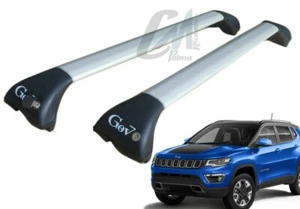 S9200+9268 GEV GEO BARRE SILVER PORTATUTTO JEEP COMPASS DAL 2017 CORRIMANO BASSO - Imagen 1 de 11